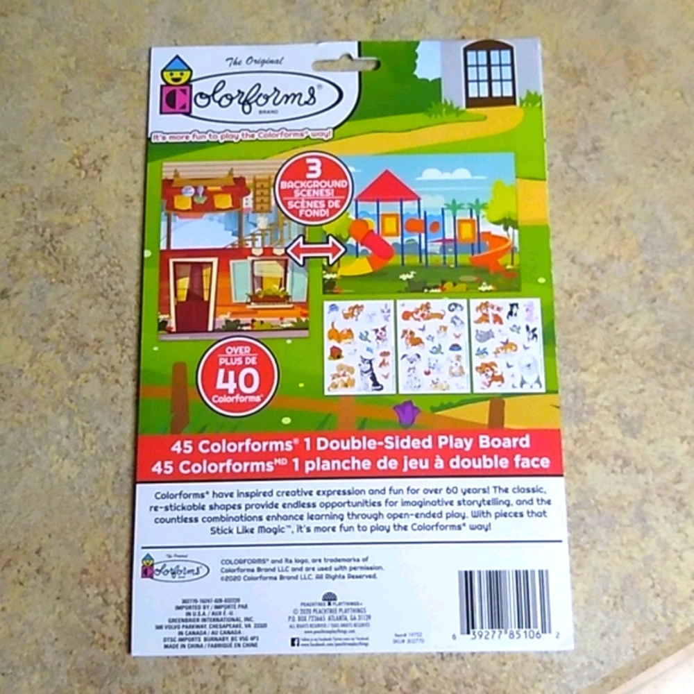 Pets Colorforms Sticker Story Adventure Set - Picture 3 of 5